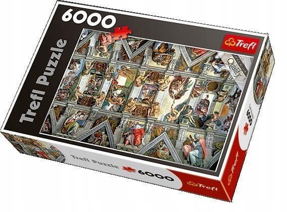 Puzzle 6000 Sklepienie Kaplicy Sykstyńskiej Trefl