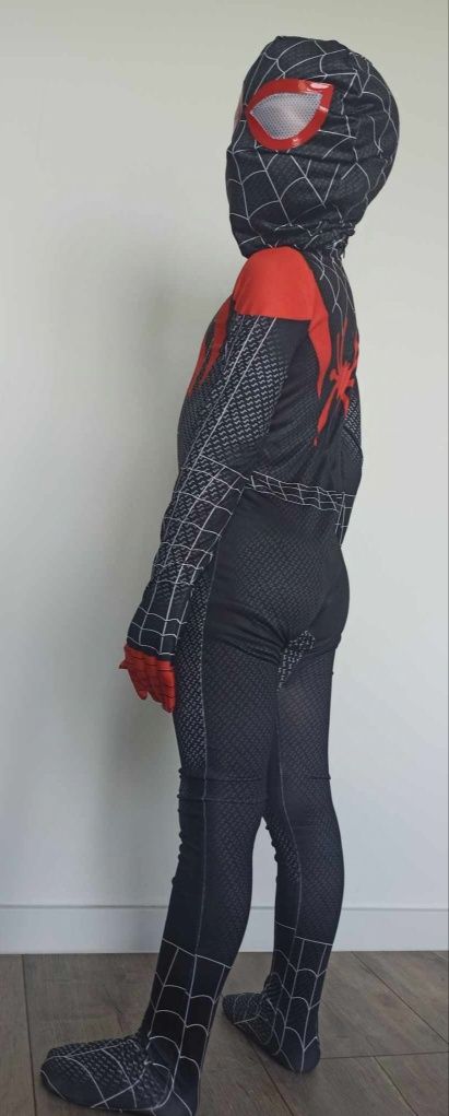 Nowy strój, kostium Spiderman Spin Miles Morales Spidey (Rozm.120)