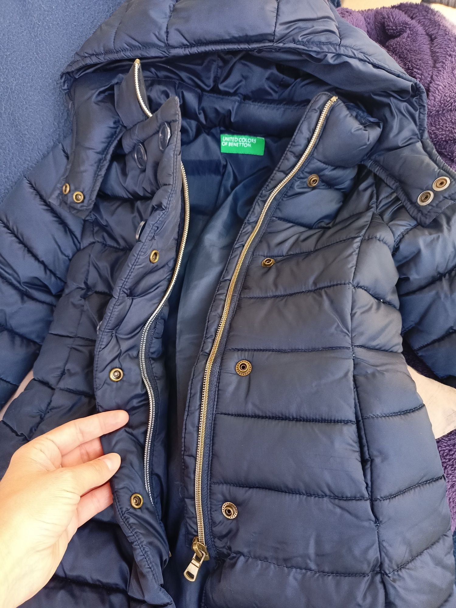 Kurtka płaszczyk Benetton na 100 cm