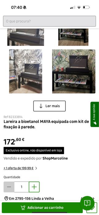 Lareira a bioetanol