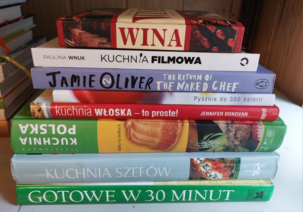 Książki kulinarne x18 różne
