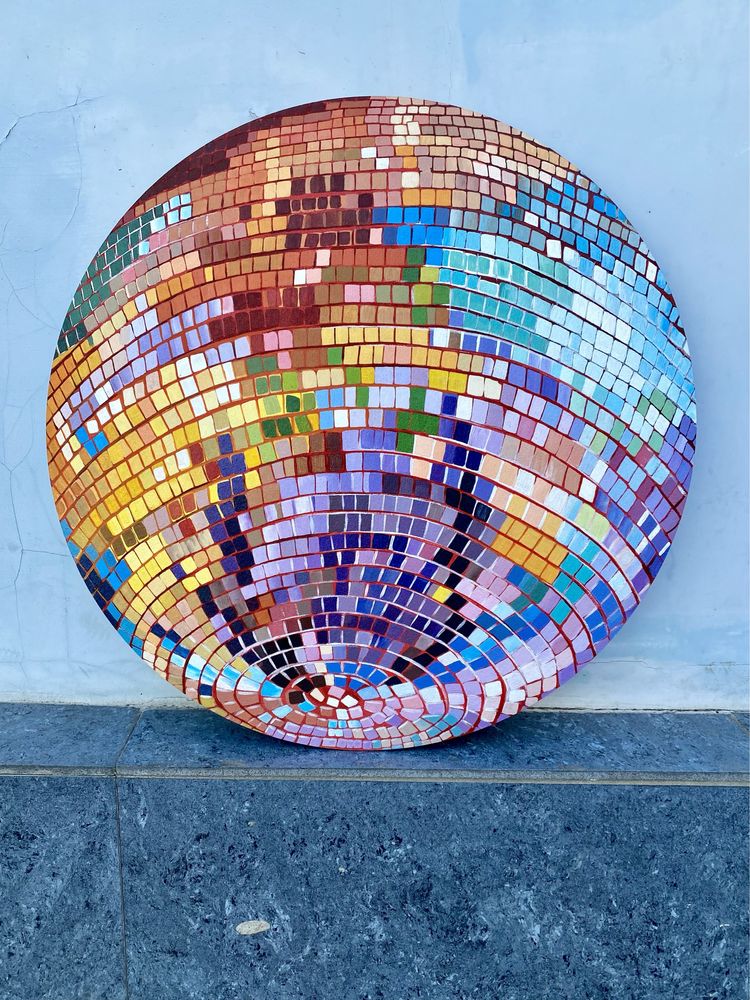 Интерьерная картина диско шар disco ball