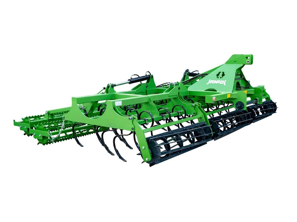 Agregat przedsiewny Euro-masz Janpol 2.1m - 5.6m hydrauliczny.