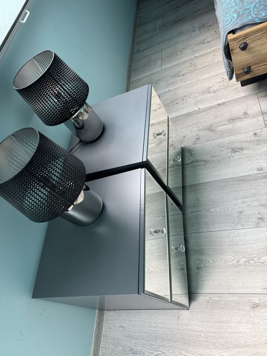 Szafki nocne Glamour lustrzane