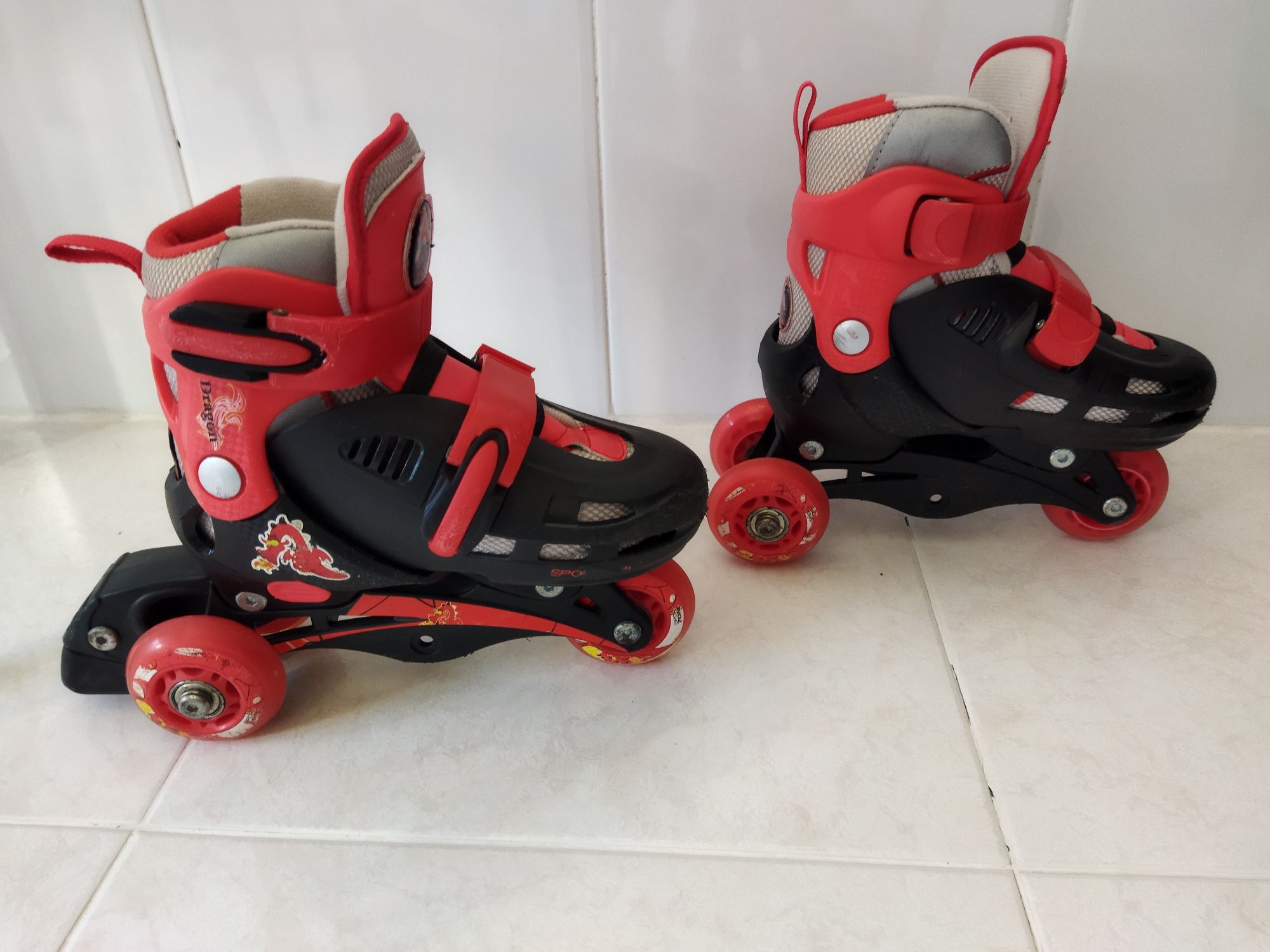 Patins em linha criança extensíveis- n°28 a 31