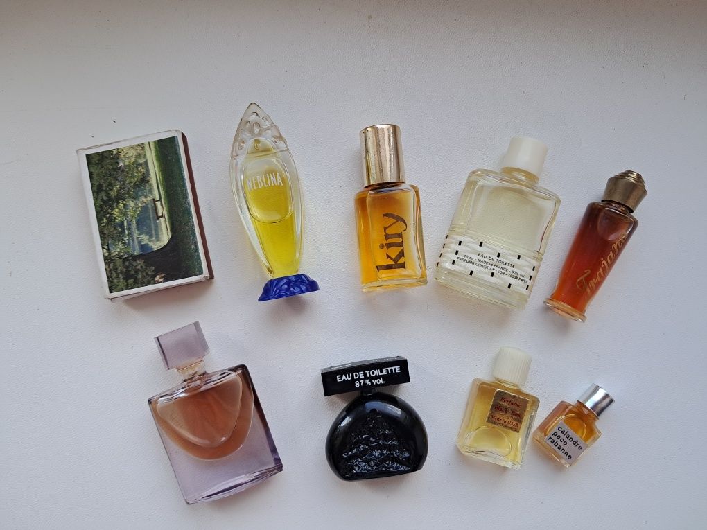 Perfumy miniatury, końcówki kolekcja nowa cena.