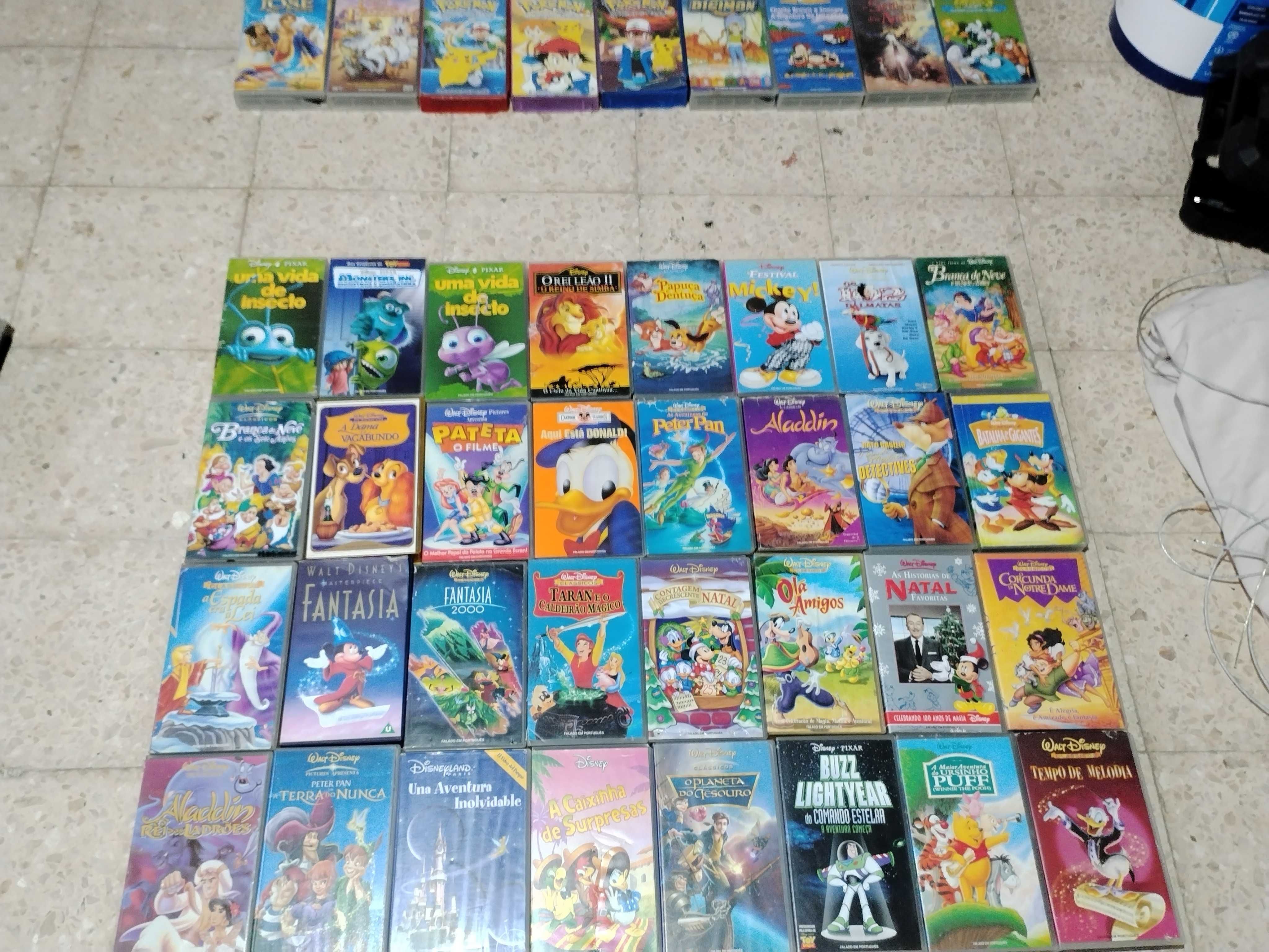 Cassetes VHS várias