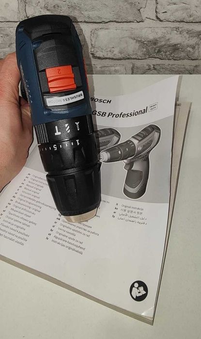 Wiertarko-wkrętarka akumulatorowa GSB 12V-30 BOSCH Professional BODY