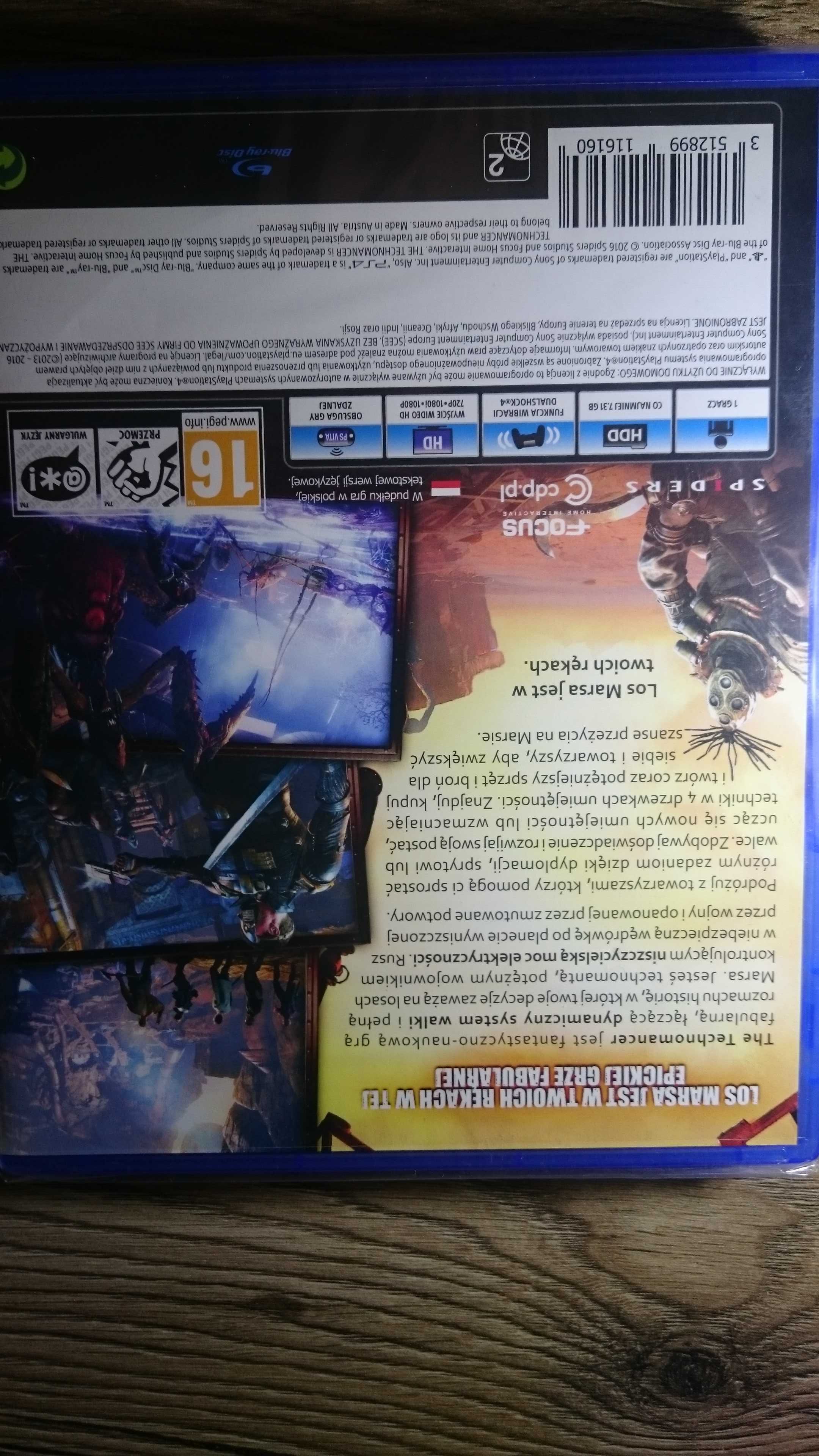 NOWA Gra The Technomancer PS4 Playstation 4  polska wersja COD