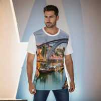 PORTO t-shirt homem