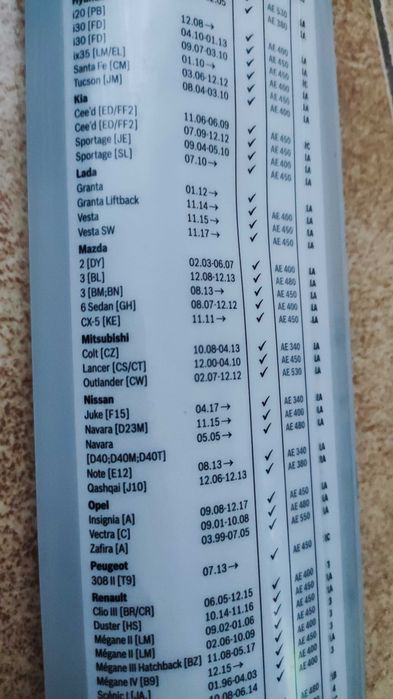 Wycieraczki samochodowe