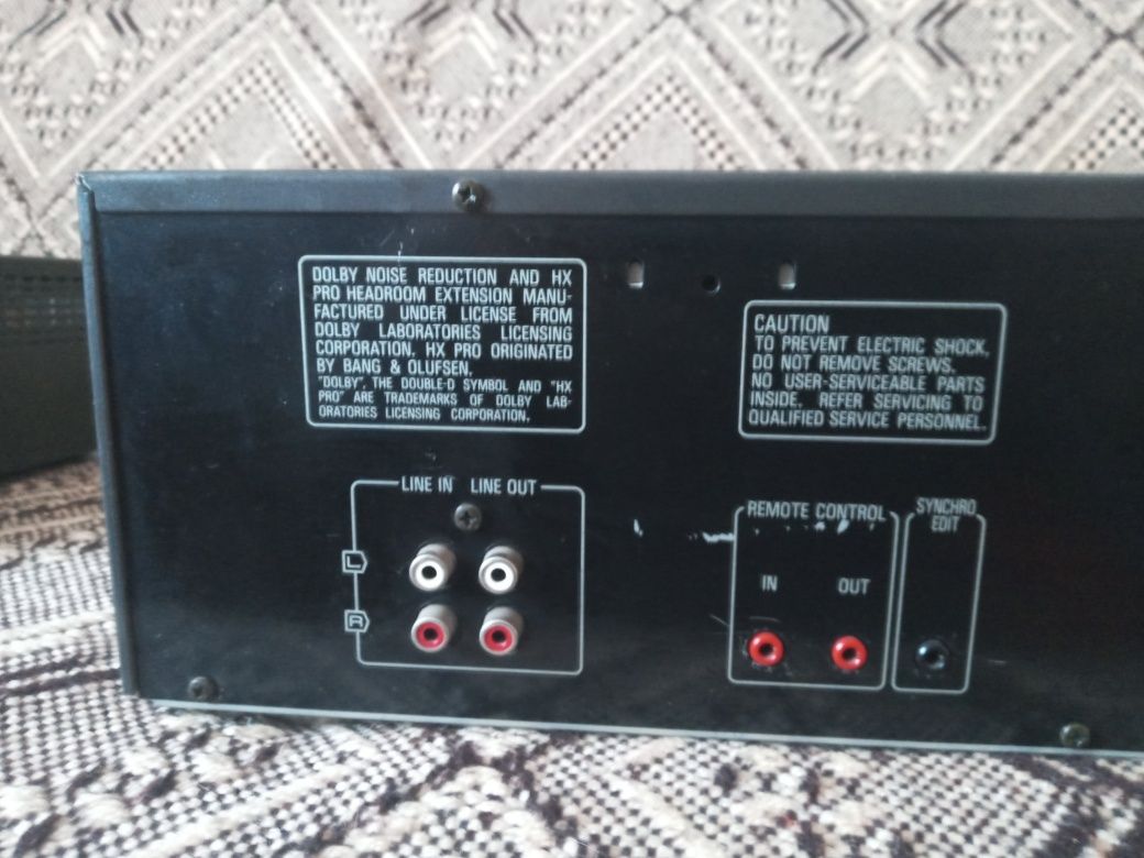 Magnetofon kasetowy Technics RS-TR265 czarny