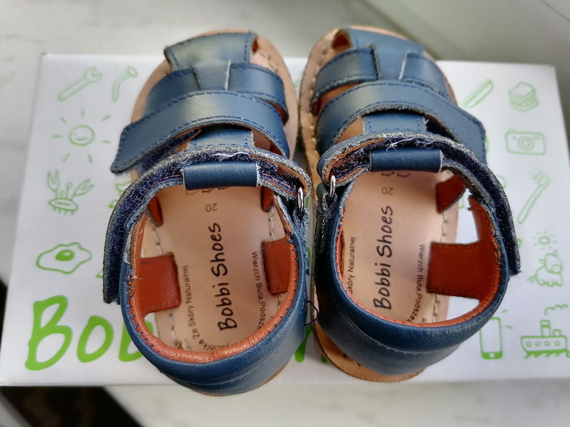Buty Buciki Sandały Sandałki, Bobbi Shoes, rozmiar 20