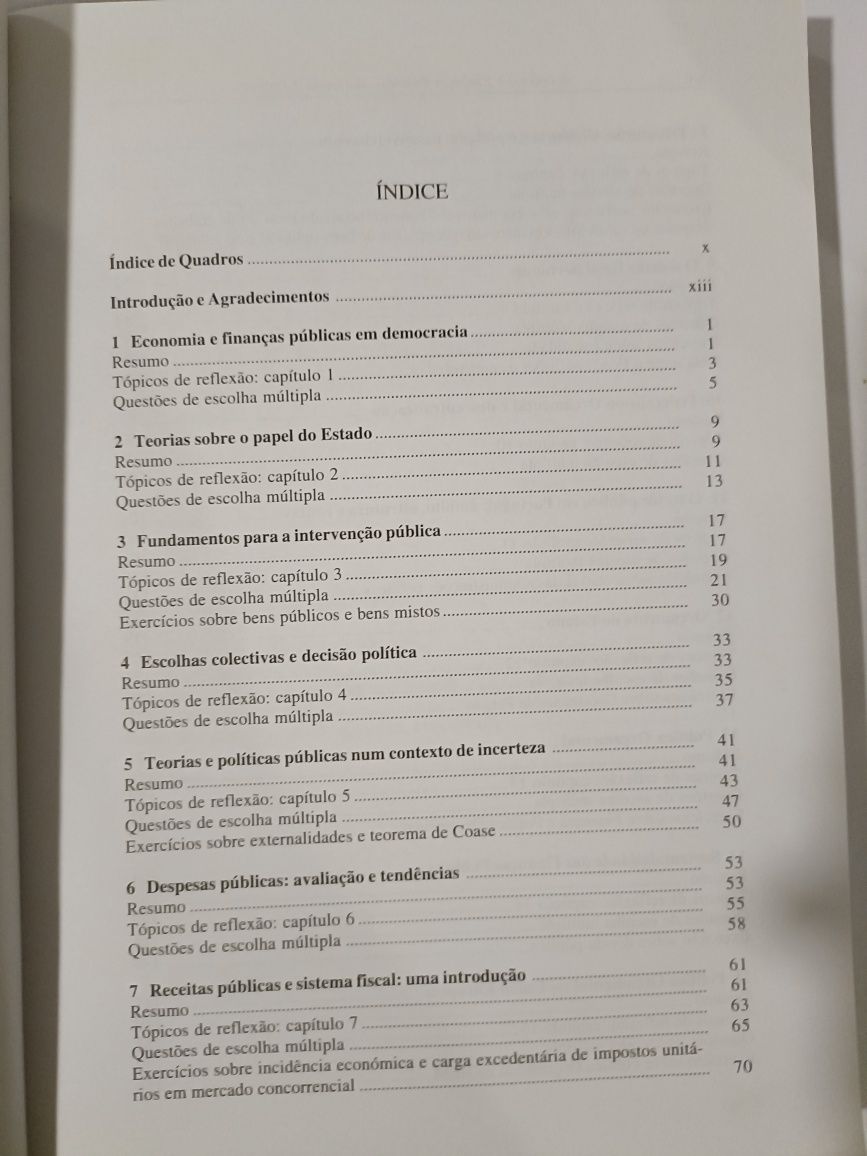 Economia e Finanças Públicas
