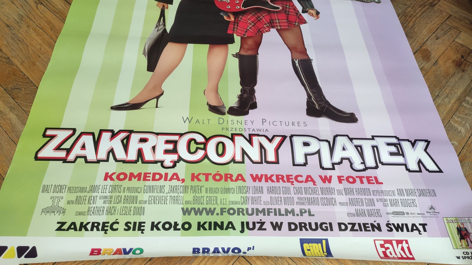 Zakręcony piątek plakat filmowy oryginalny Lohan Lee Curtis