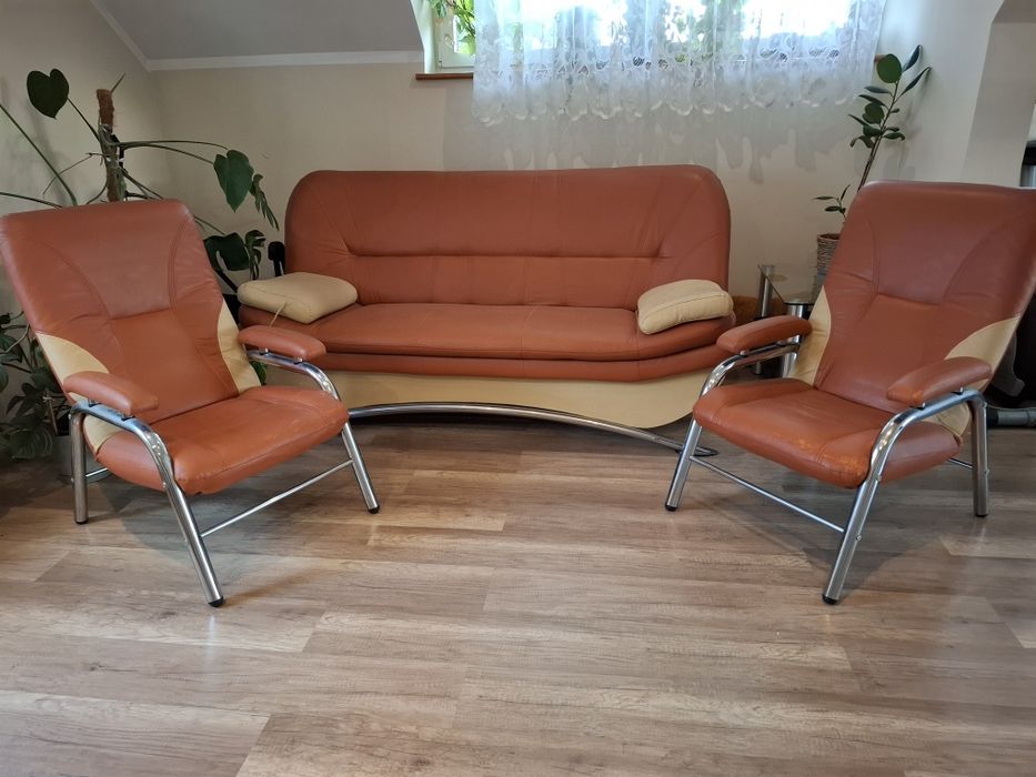 Komplet mebli kanapa+ 2 fotele