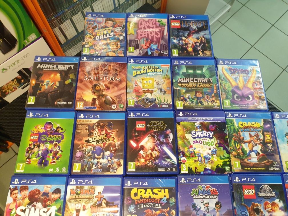 Crash, Minecraft, Spyro, Gang beasts Świat Gier Częstochowa Al NMP 28