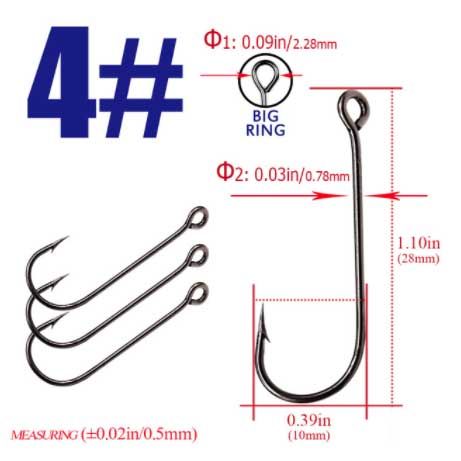 Крючок рыболовный для Джига Jig с большим ухом силикон приманка