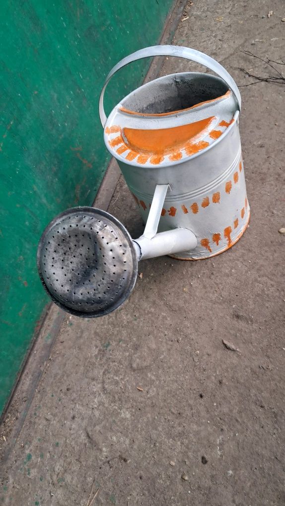 polewaczka konewka ogrodowa prl ocynk