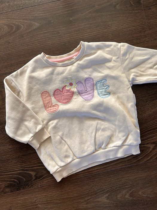 komplet dla dziewczynki kwiaty zestaw George r. 92-98 bluza i legginsy