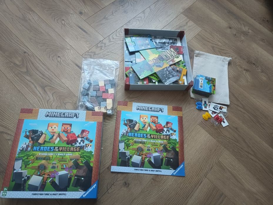 Minecraft Heroes of village gra planszowa