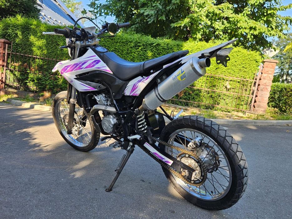Yamaha wr 125 a1 b1 Leo Vince Zadbana Biała Idelana