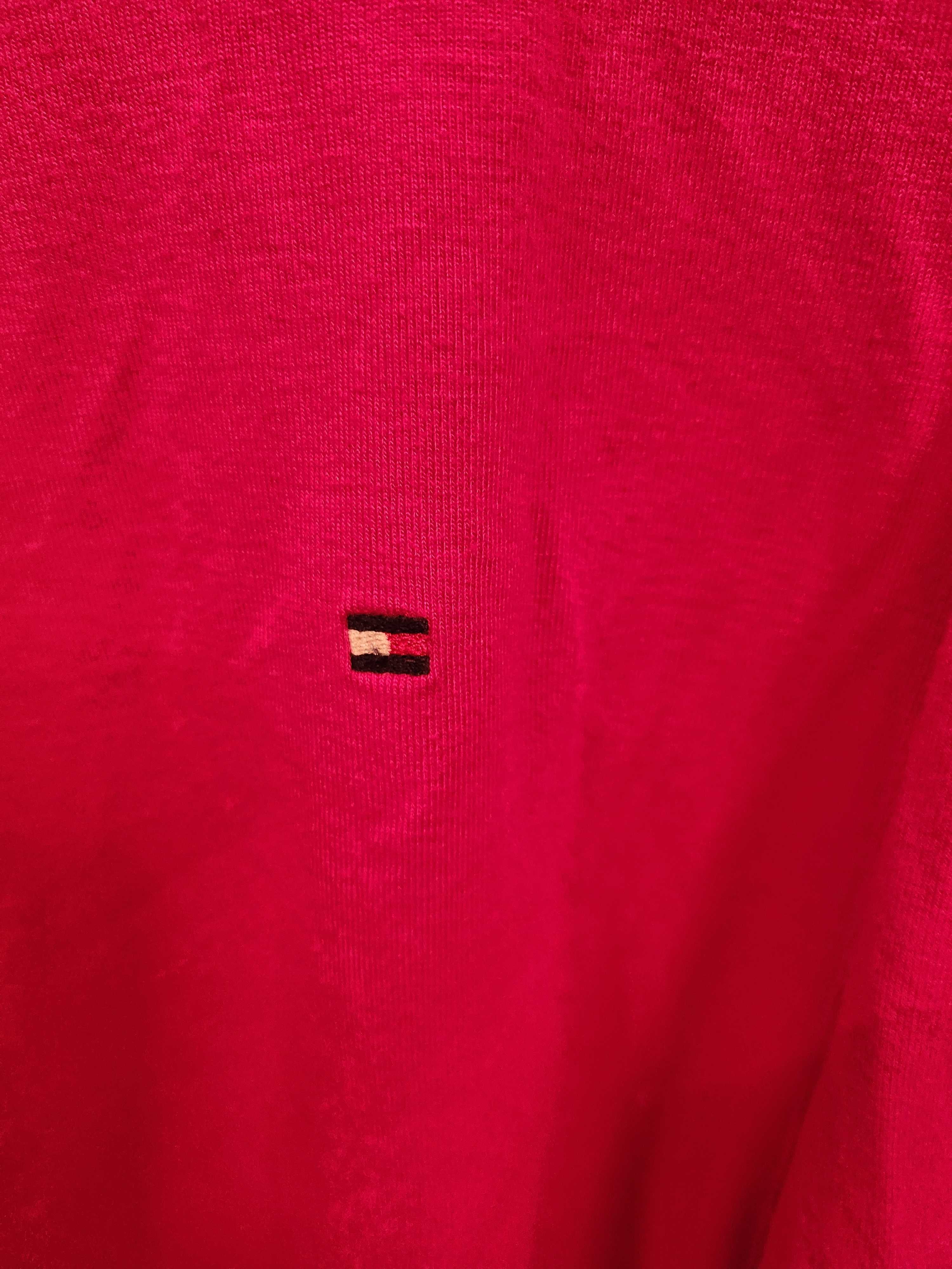 Różowy golf długim rękawem Tommy Hilfiger 128