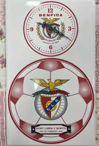 Relogio SLB Benfica em azulejo