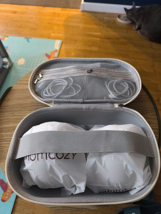 Momcozy m5 laktator podwójny, stan idealny na gwarancji.