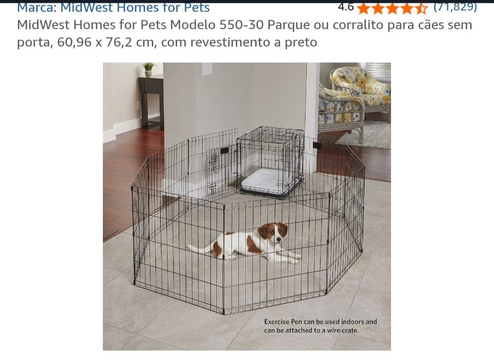 Casa/parque/ grade animais com parte superior