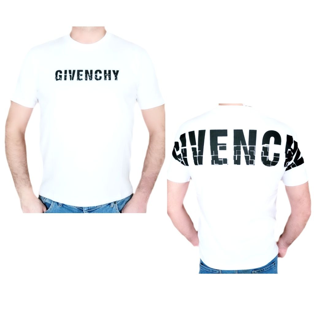 Koszulka T-Shirt  Męski Givenchy Paris  biała