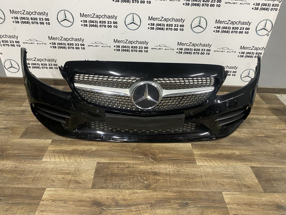 Mercedes w 205 рестайлінг c-клас бампер передній amg