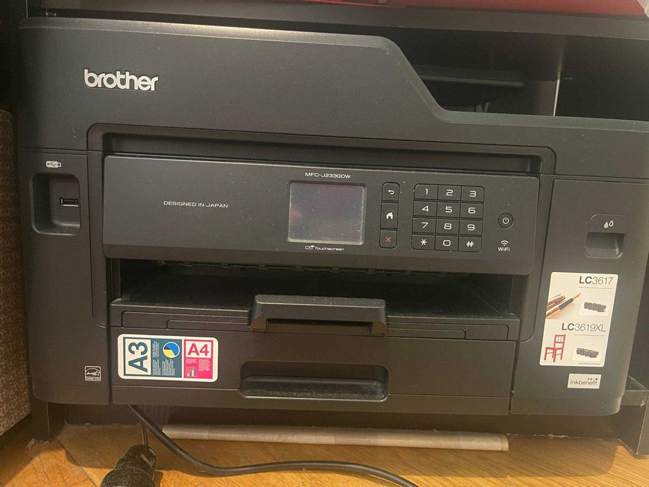 Drukarka kolor, ksero, skaner, wifi; Brother InkBenefit MFC-J2330DW