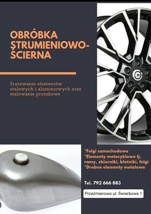 Piaskowanie / Śrutowanie / Usuwanie powłok lakierniczych – Profesjonal