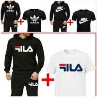 Komplety męskie 3 części z logo Fila Adidas Nike kolory M-XXL!!!