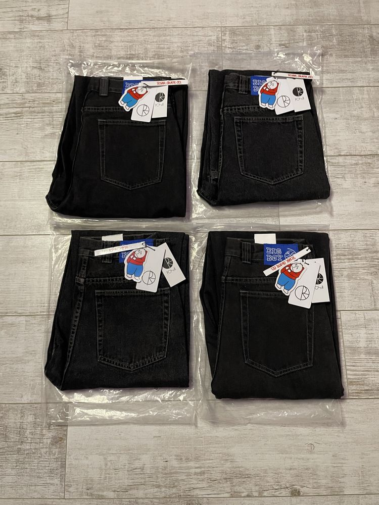 Джинси Polar Big Boy Washed Black New logo/Polar bigboy jeans XS.S,M,L