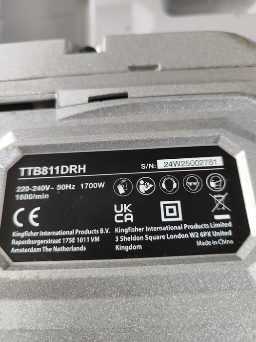 Młot wyburzeniowy Titan 1700wat, 50j, rok 2024, 2 groty