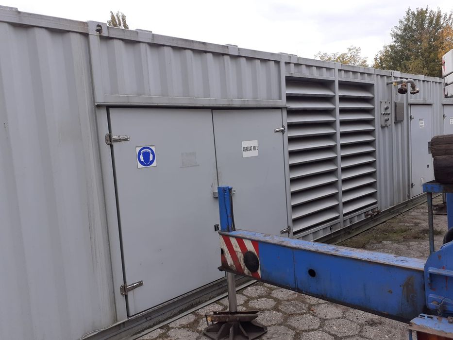 Agregat Prądotwórczy 1200 Kw 1 M.W 1,2 1,3 MW Megawat a 1500 Kva 1600