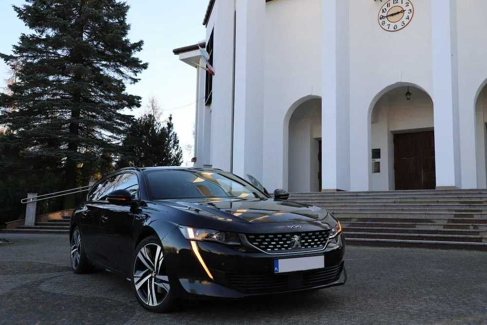 Auto do ślubu duże i wygodne Peugeot 508