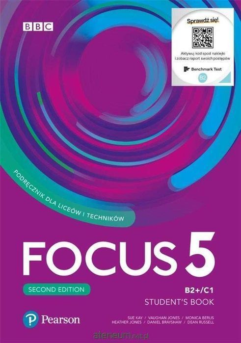 NOWE\ Focus 5 Podręcznik + Ćwiczenia + Benchmark + Kompendium +Mondly