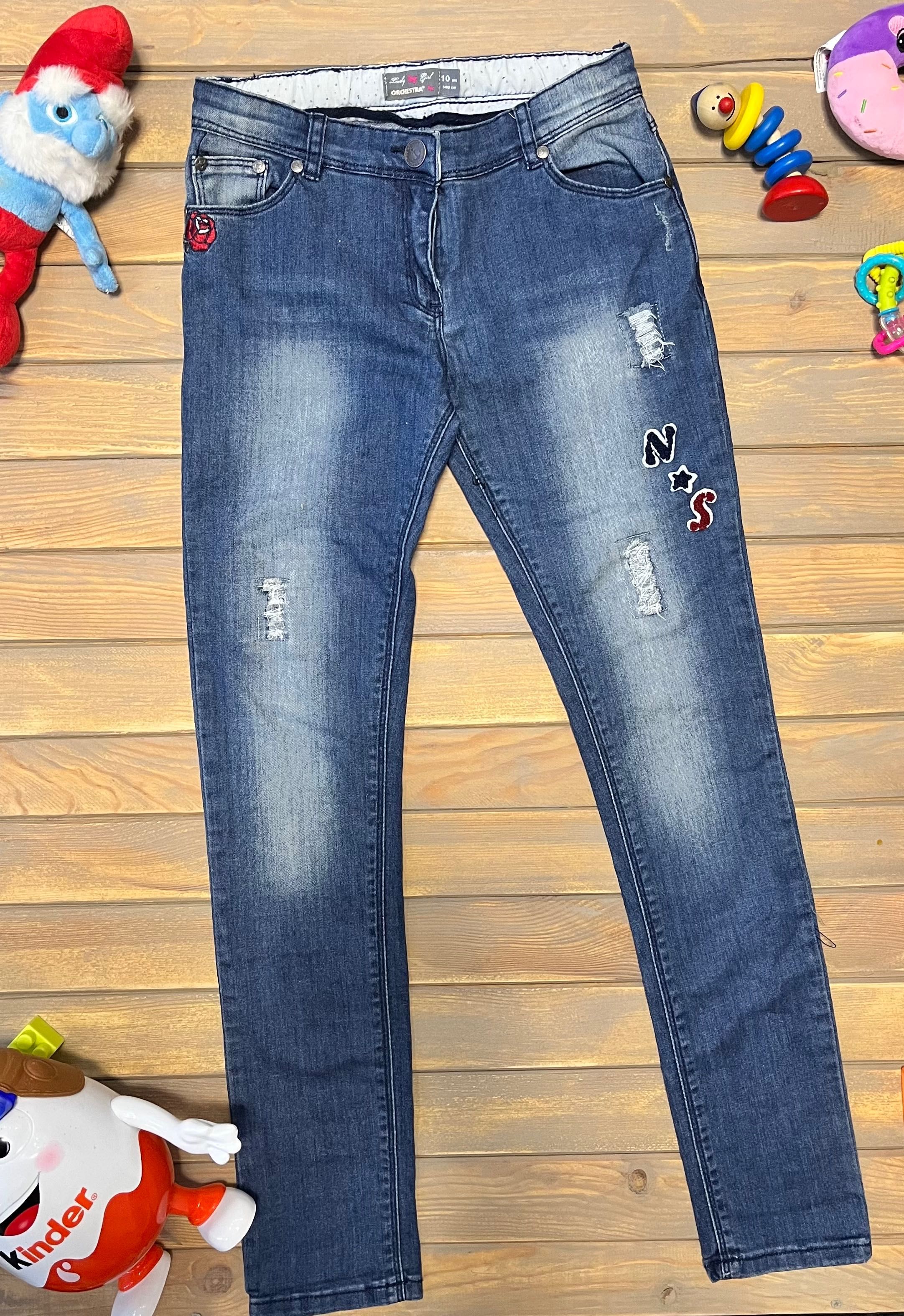 Модные джинсы для девочки