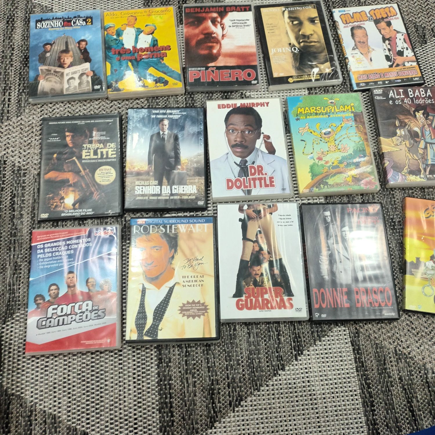 DVD de vários filmes originais
