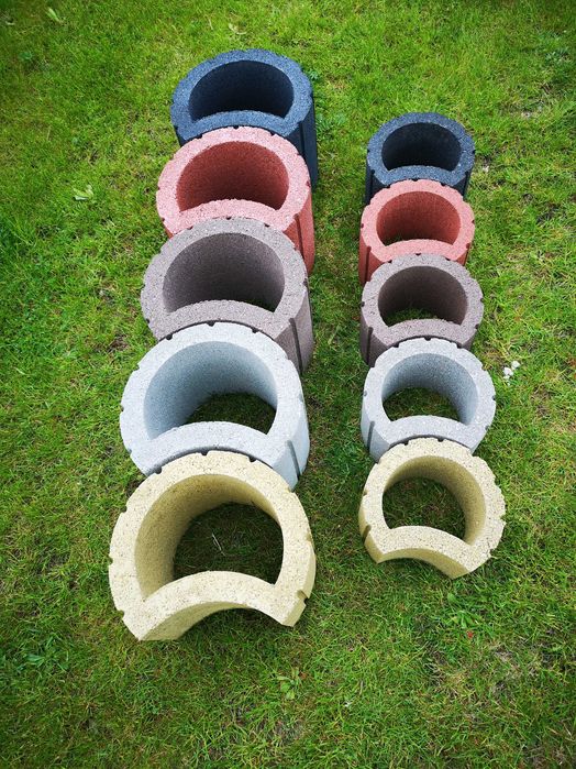 Donice, gazony betonowy 40x29x30wys. DOSTAWA GRATIS CALA PL. Producent