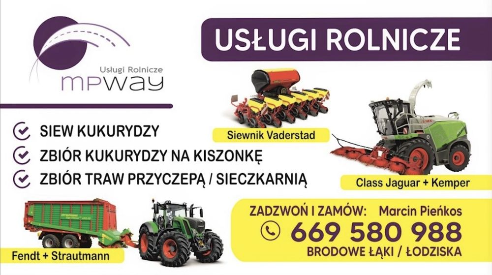 MPway - zbiór/koszenie kukurydzy (Claas + Fendt + Strautmann)