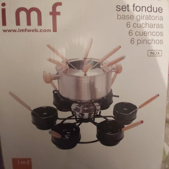 Set Fondue com base giratória