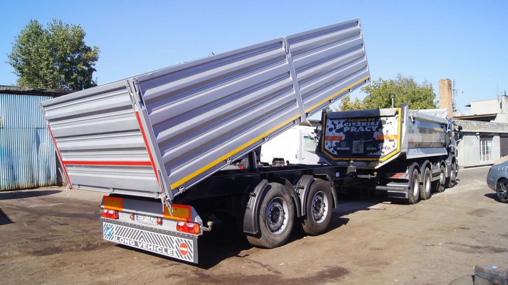 Wecon  przyczepa wywrotka //KIPPER // wywrot 3-stronny // NOWA ZABUDOWA 2025r