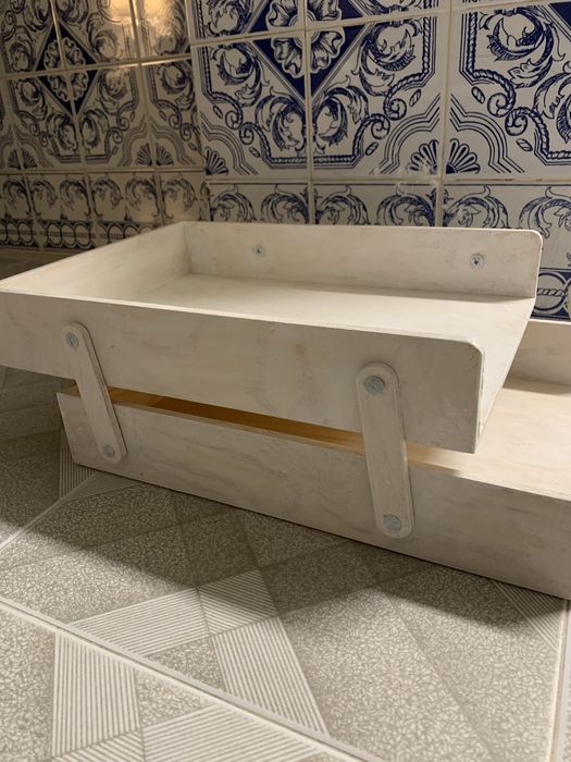 Organizador de documentos em madeira IKEA