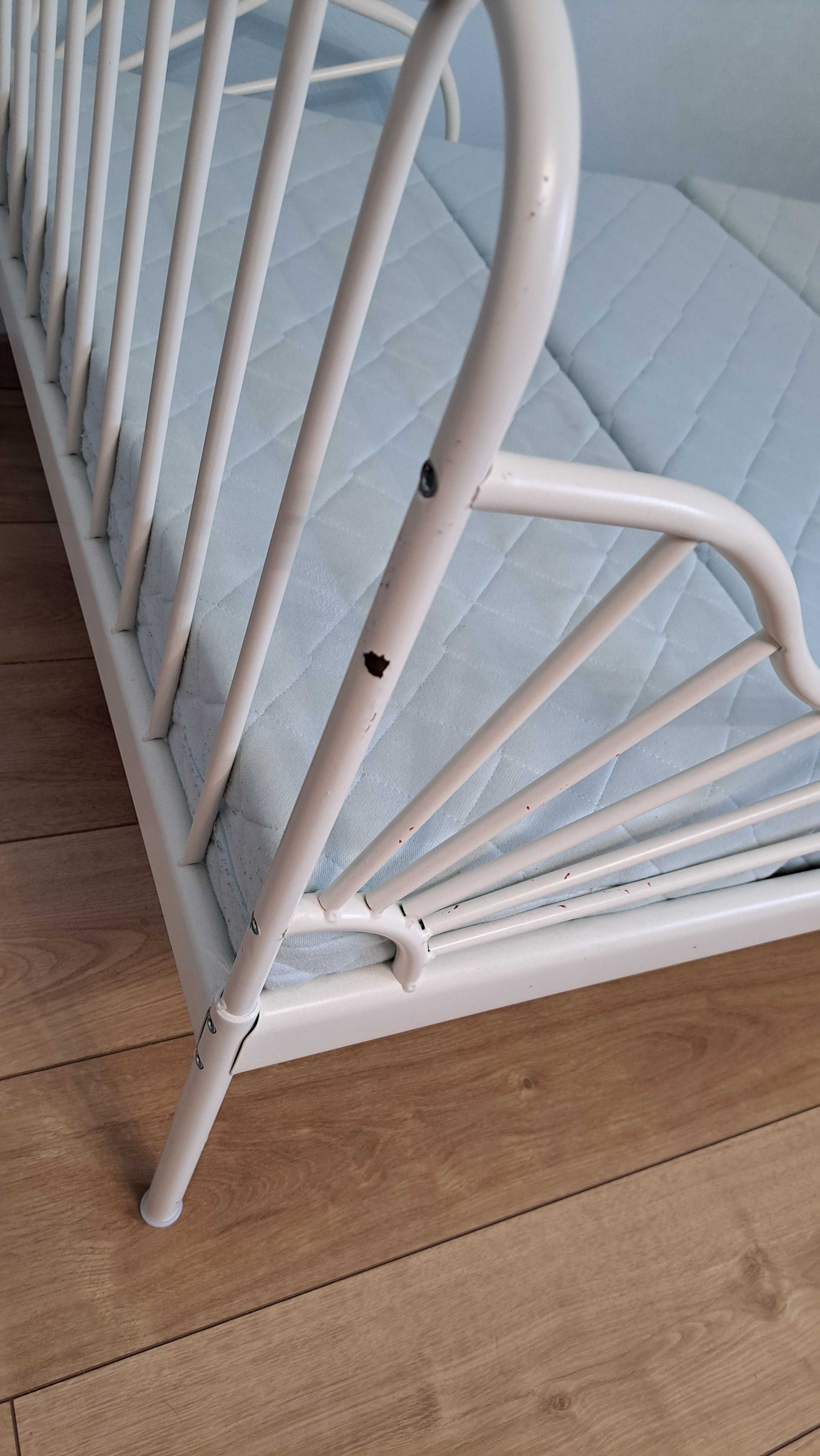 IKEA MINNEN łóżko rosnące rama łóżka BIAŁY używane