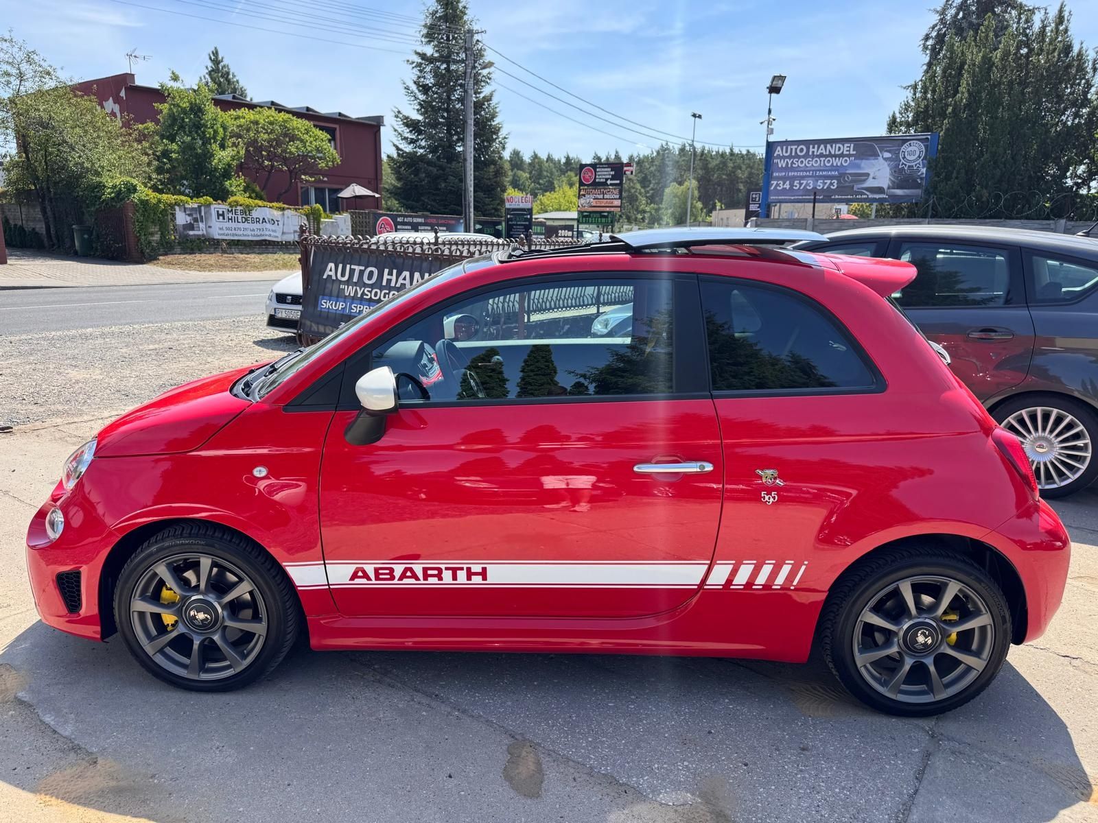 Fiat 500 Abarth 595 1.4 135km Stan Bdb Super Prezentacja Top Pl