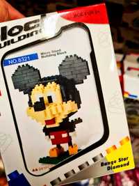 Zestaw mini Klocki Myszka Mickey - zabawki kreatywne budowanie NOWE